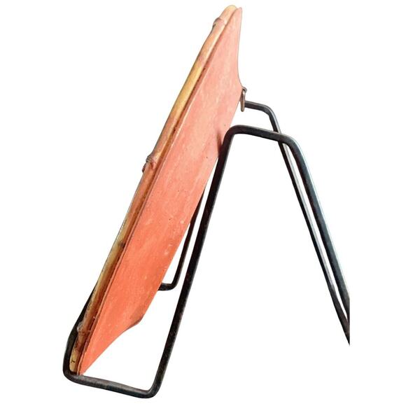 9” Vintage Elephant Art India Wall Hanging Decor Palm Trees Bamboo Resin - Picture 5 of 7